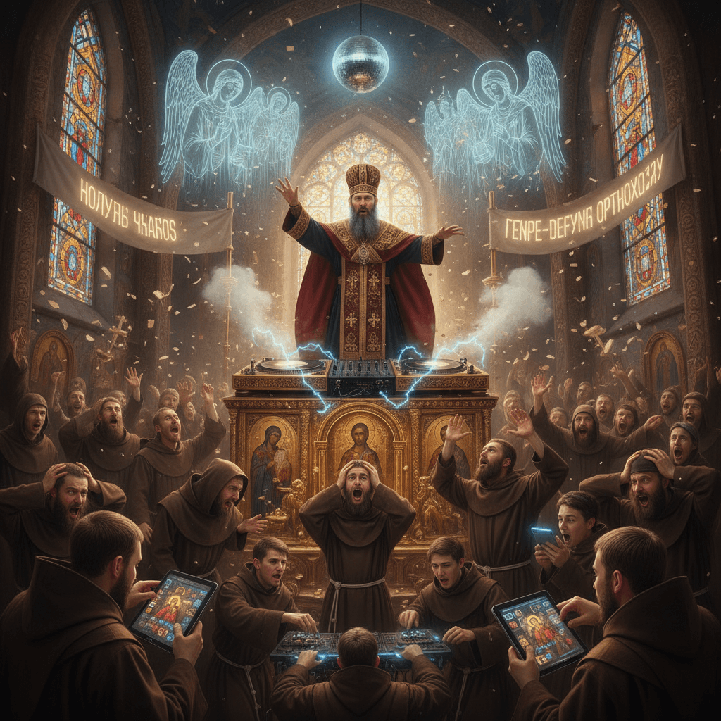 Orthodox priest drops dubstep banger, church has a existential crisis