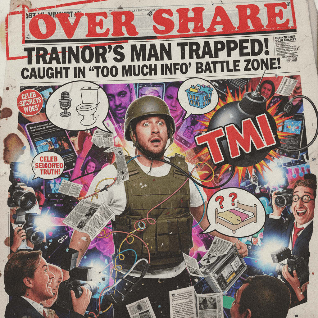 Meghan Trainor's husband caught in the crossfire of peak TMI journalism