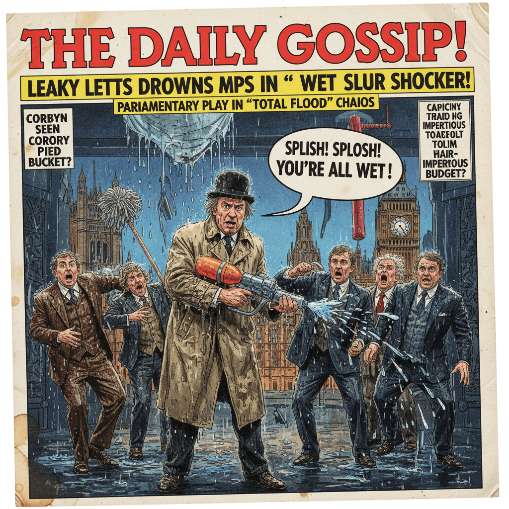 Tabloid hack calls MPs 'wet' while reviewing parliamentary theatre