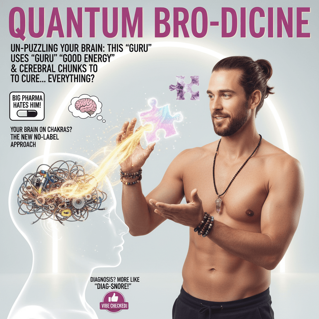 Guy thinks he can undiagnose ADHD with vibes and puzzle pieces