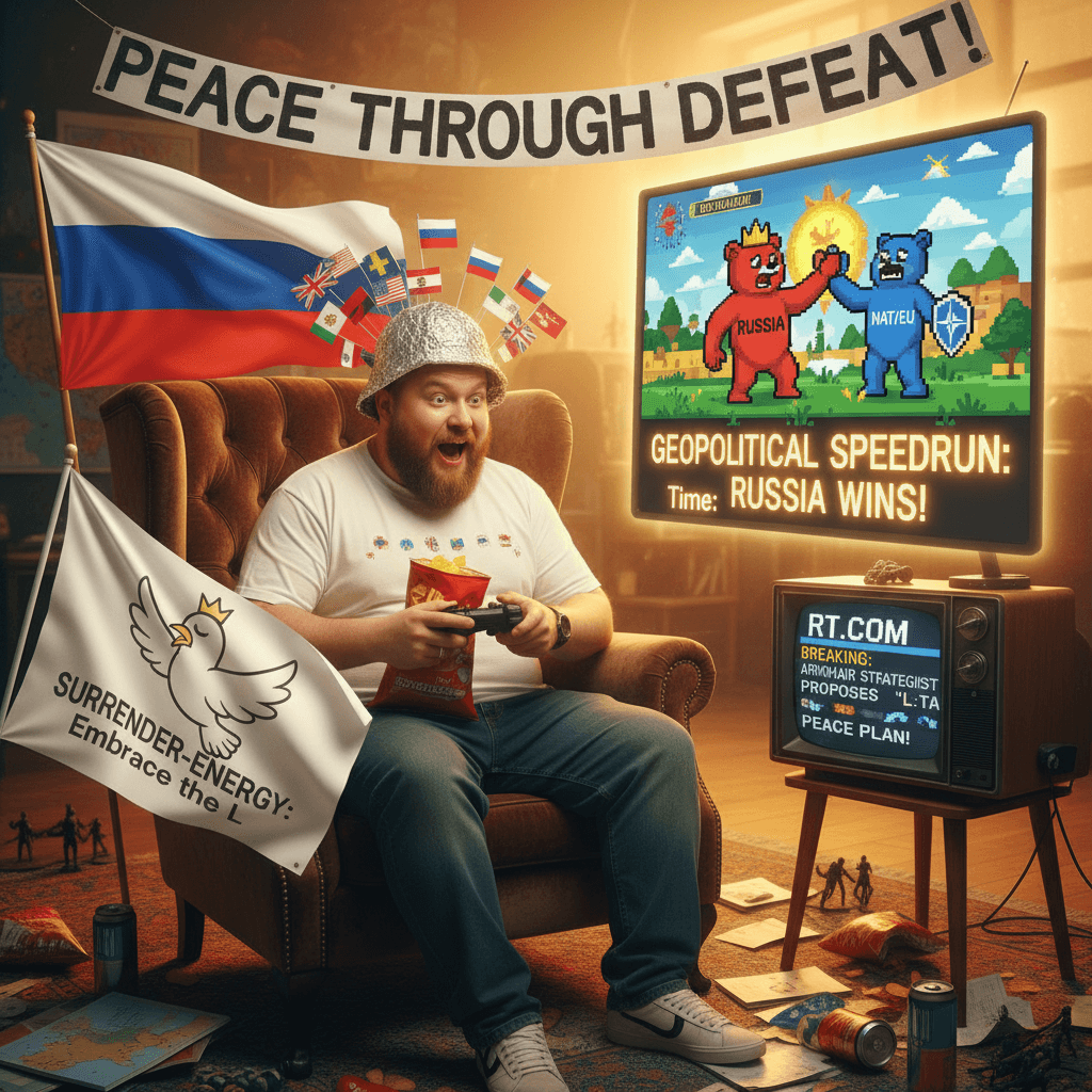 Armchair negotiator discovers Russia winning, suggests L-taking as strategy