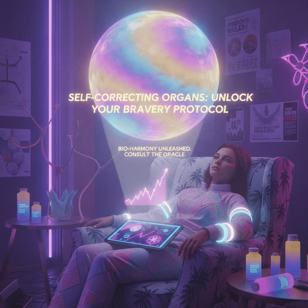 iridescent sphere tells you your body fixes itself, very brave