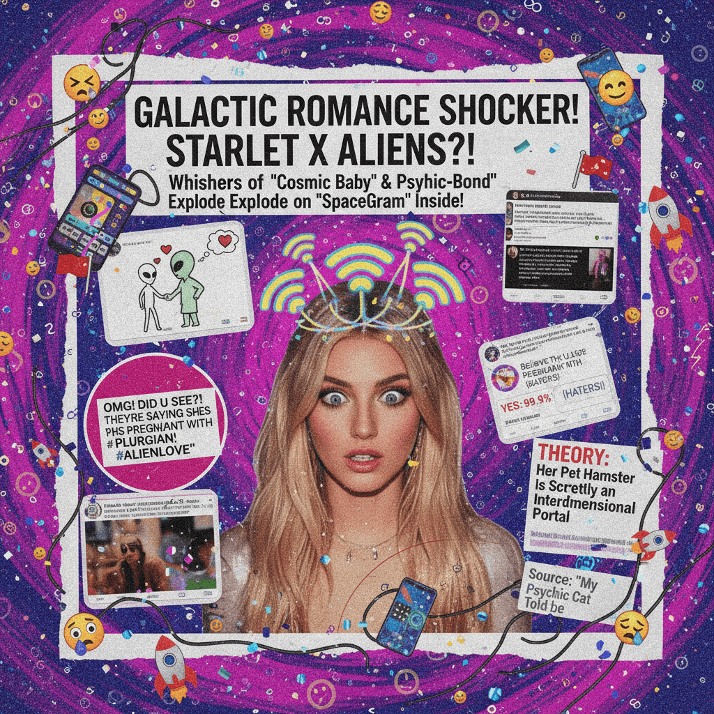 Unhinged tabloid energy meets terminally online fan fiction