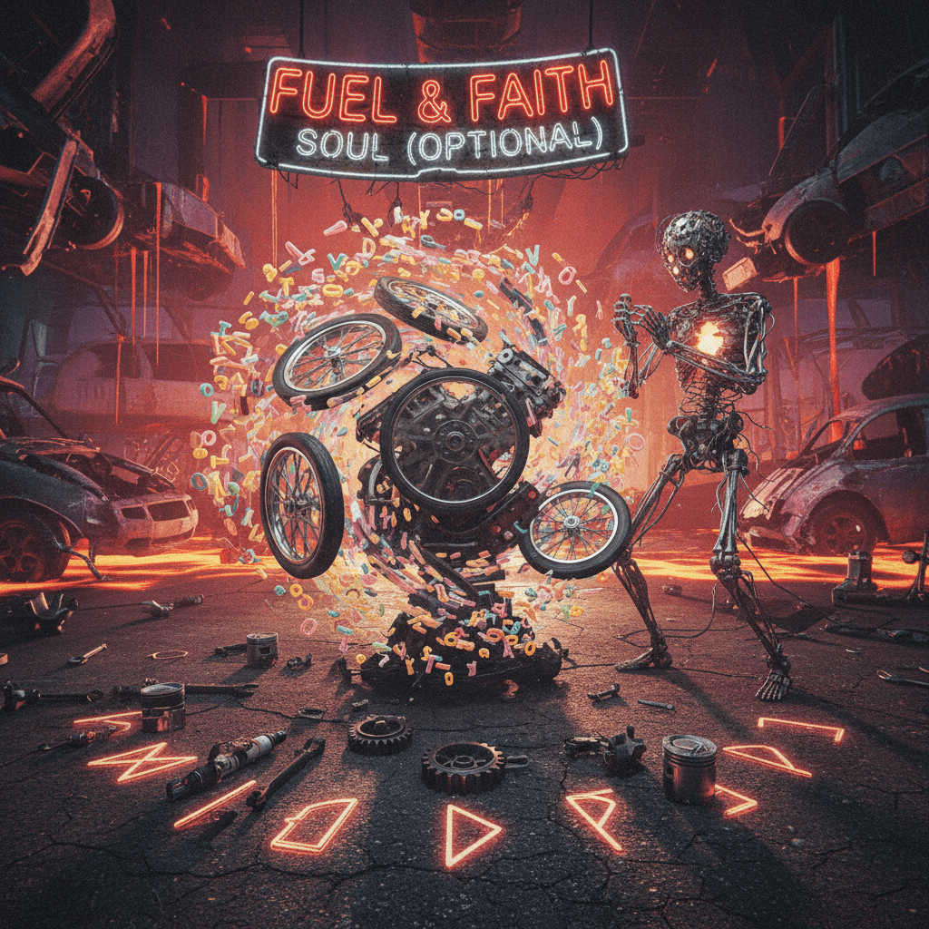 wheel spinning gospel corrupts into alphabet soup, soul optional