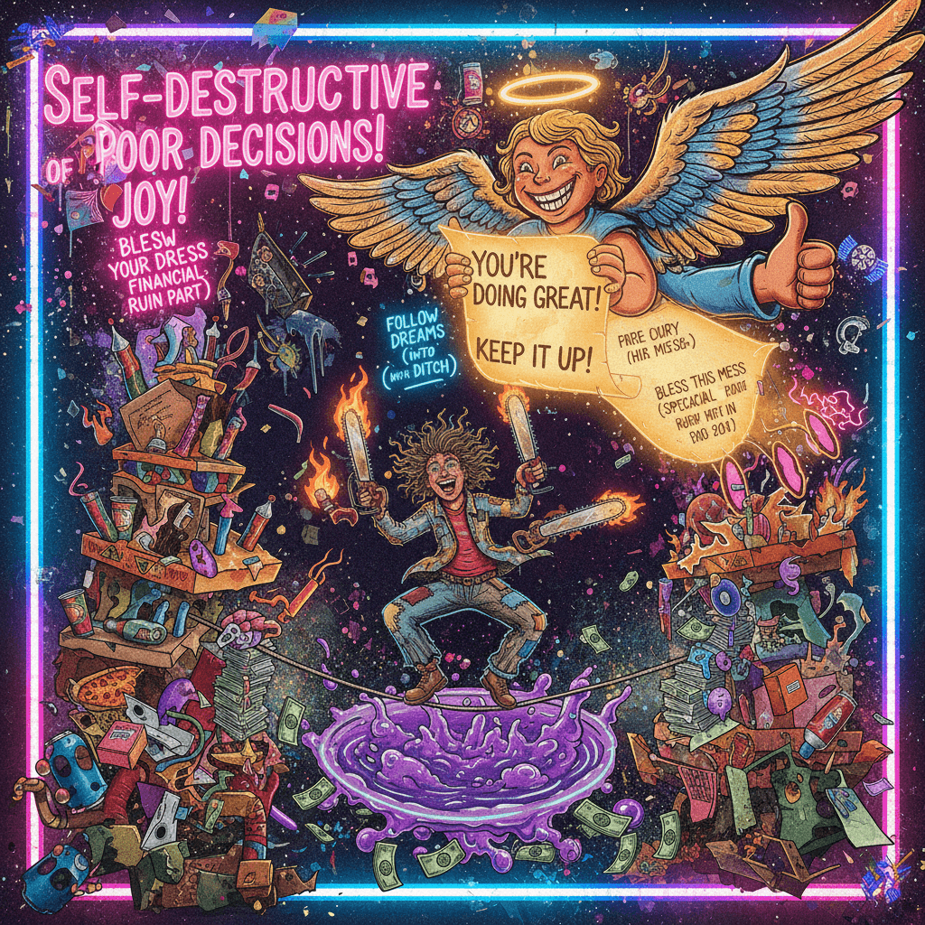 angelic validation for the worst possible life choices