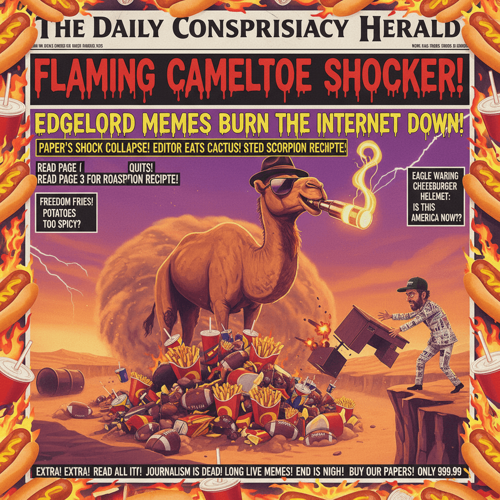 Newspaper discovers edgelord humor exists, loses all chill immediately