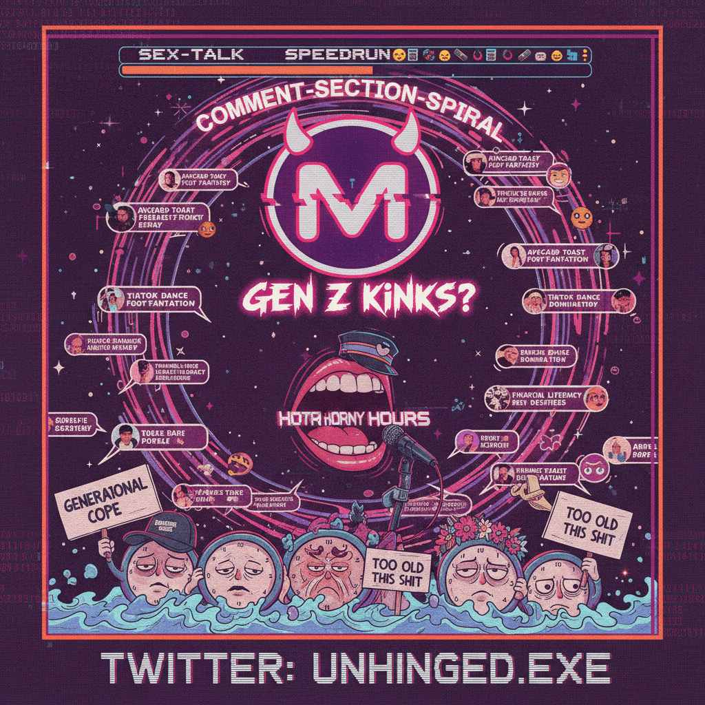 Metro asks about Gen Z kinks, Twitter becomes a increasingly unhinged sexual suggestion box