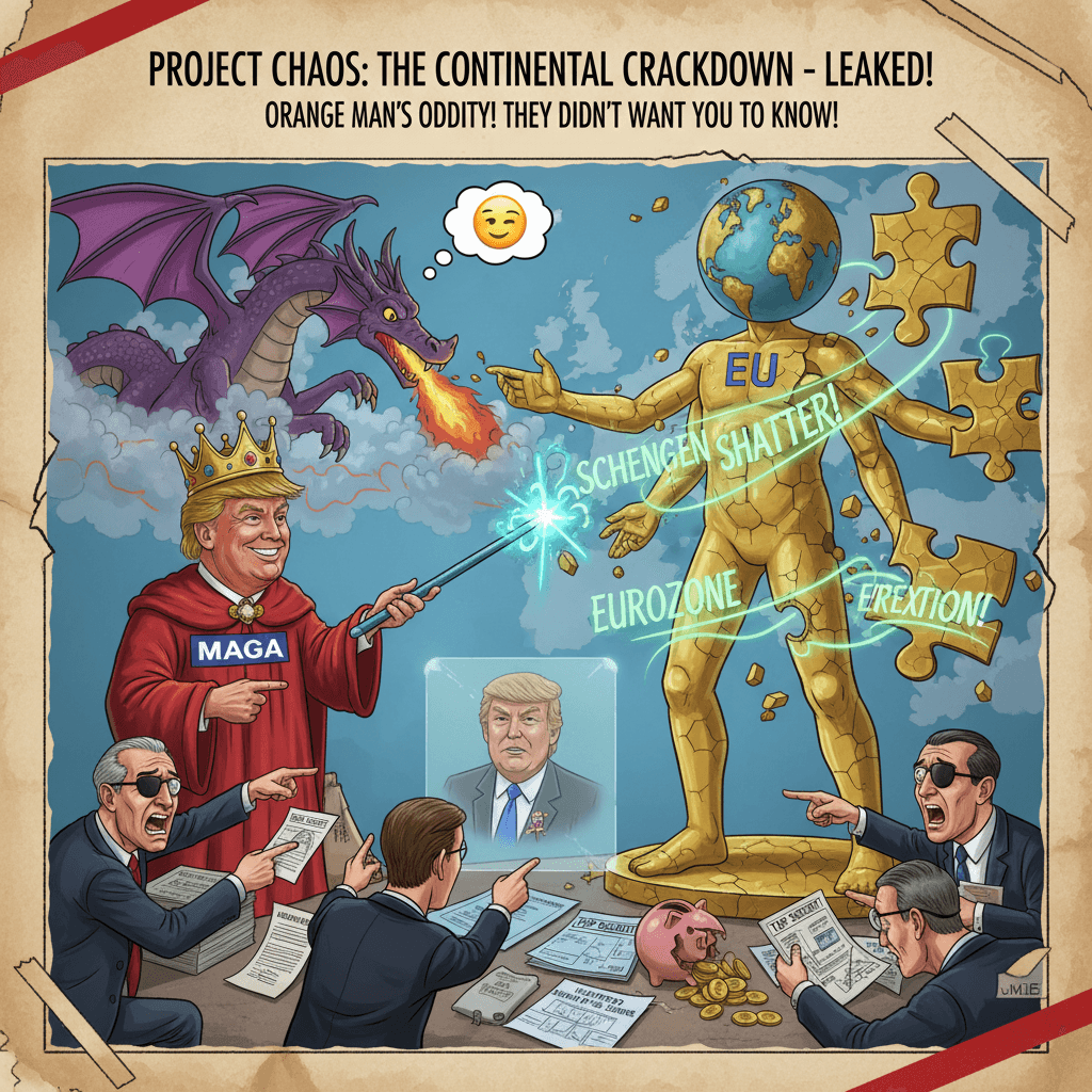 Trump breaks EU with one weird trick, Brussels hates him