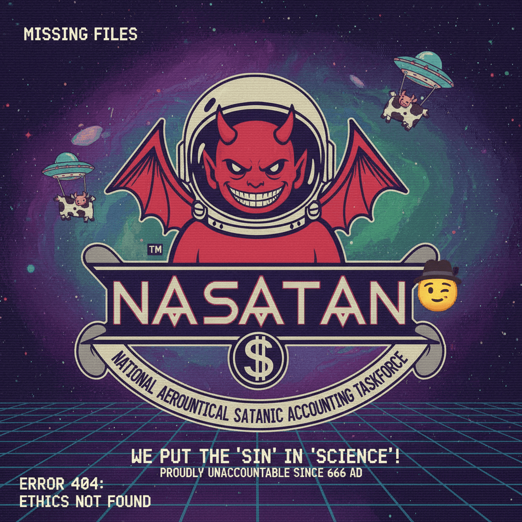 NASA = Satan minus accountability, apparently