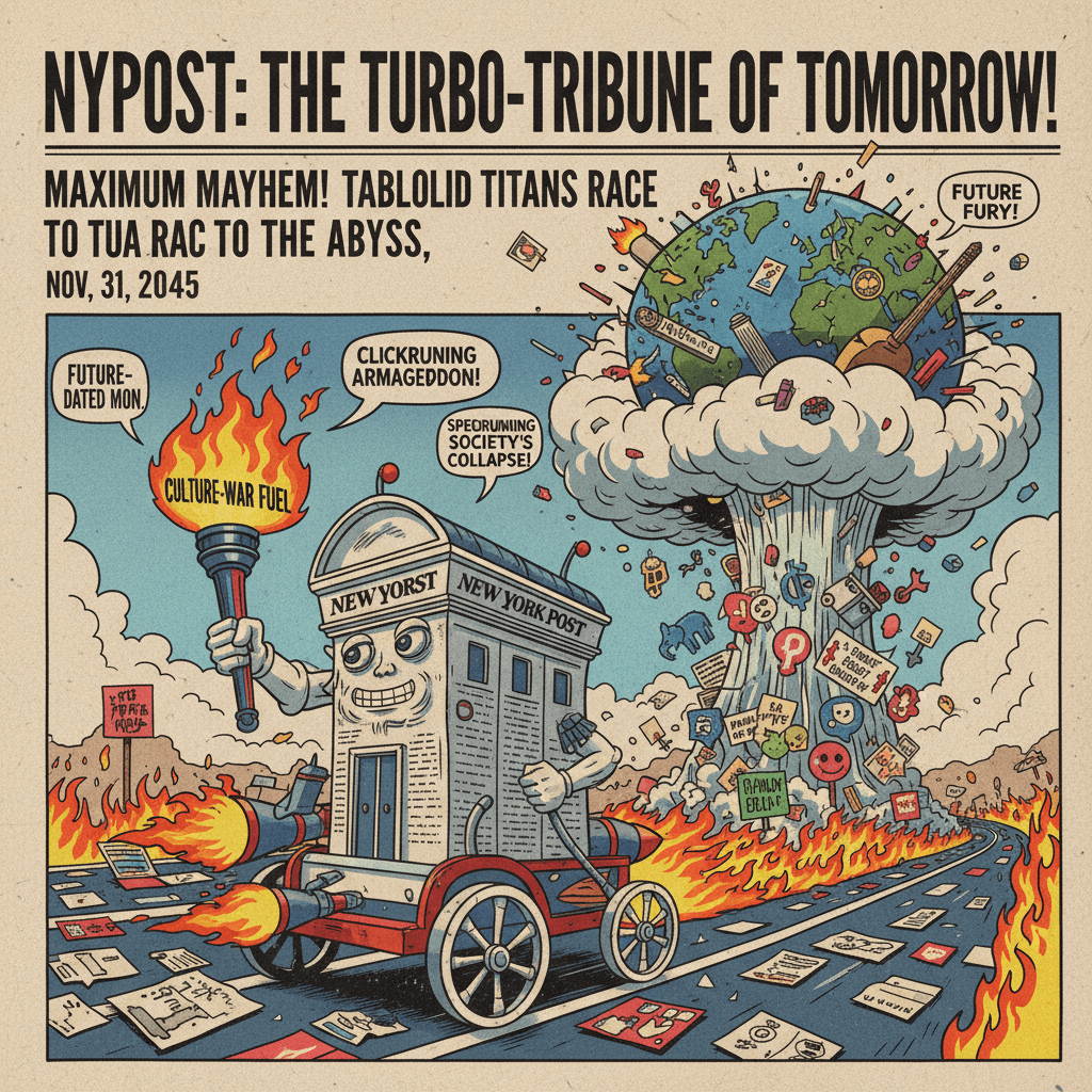 NYPost speedruns the culture war discourse with maximum theatrical energy