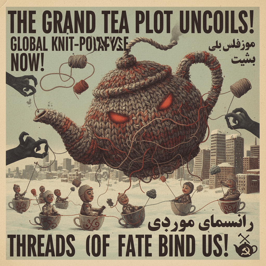 Teapot terrorism & Persian puppeteers: where Cold War posters meet fever dreams