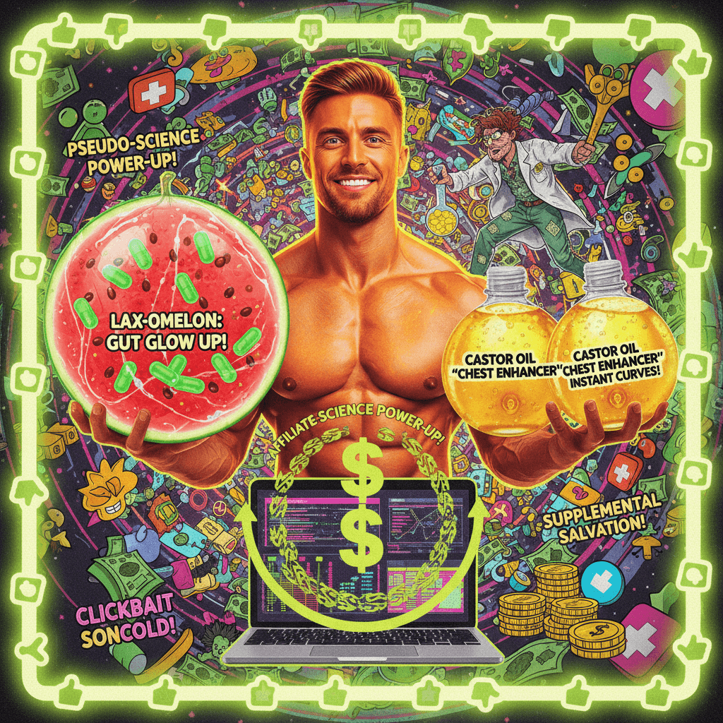 watermelon laxatives & castor oil boobs: the grift that keeps on giving