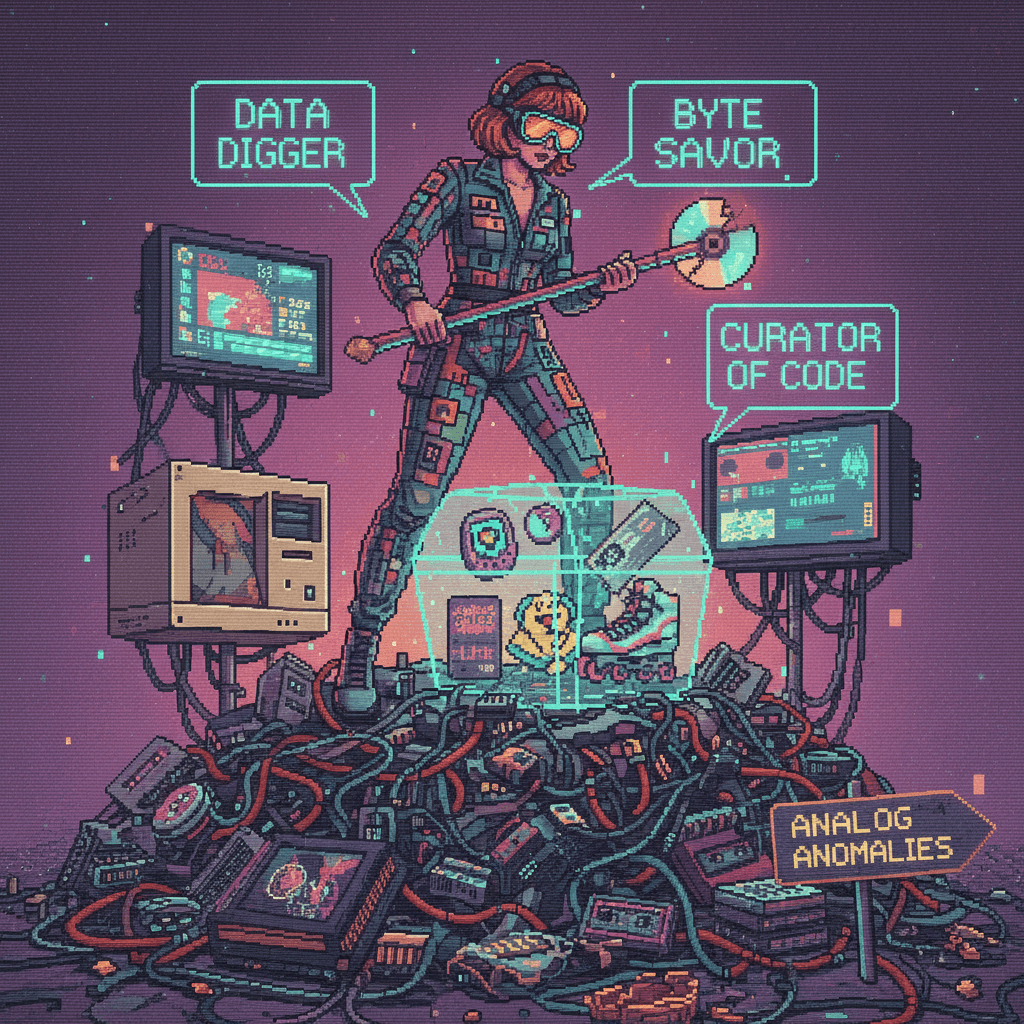 She's not a hoarder, she's a DIGITAL PRESERVATIONIST