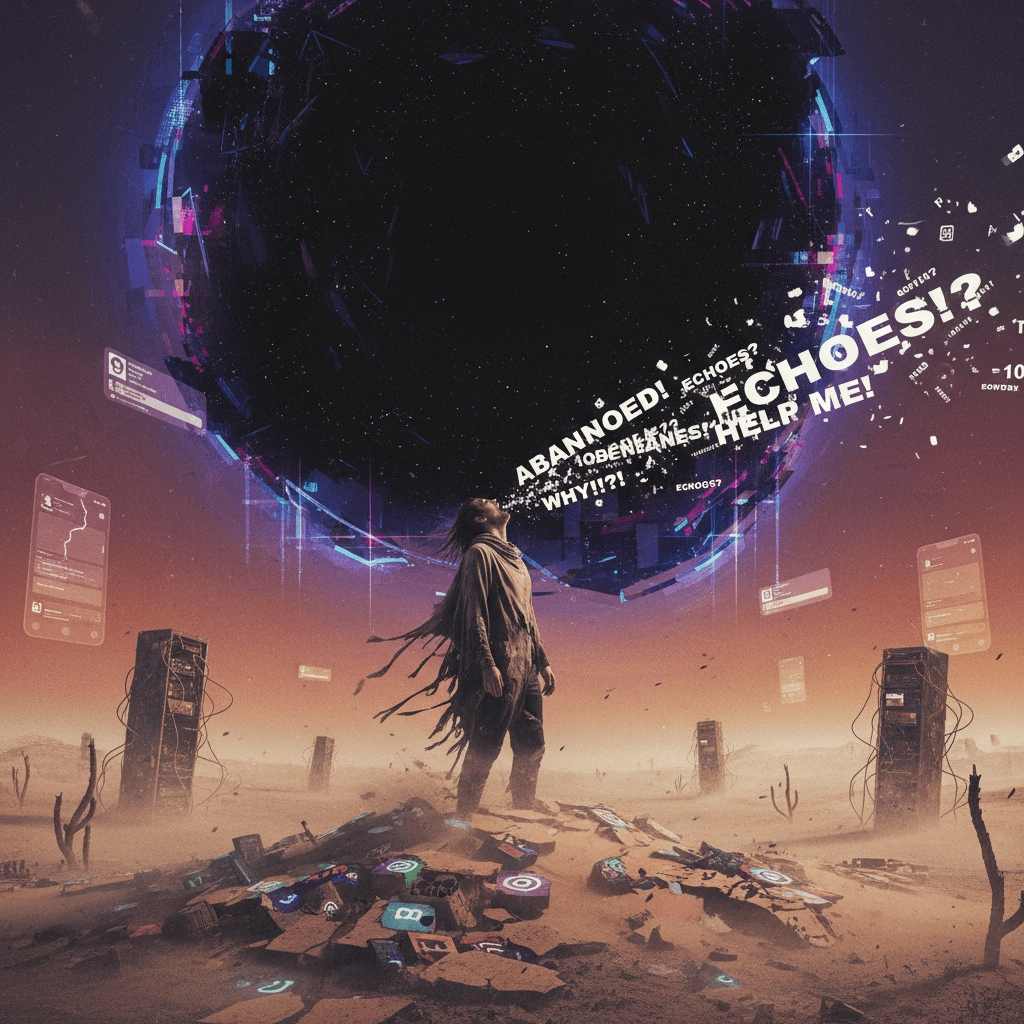 lost in the cognitive desert screaming at the void in all caps