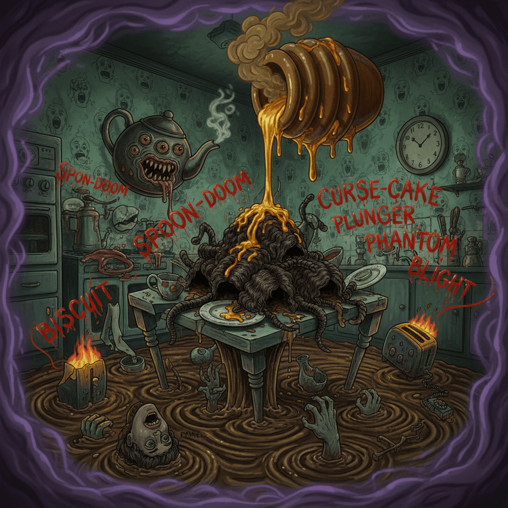 honey scalding, wigs stolen, tea ruined: a fever dream domestic horror