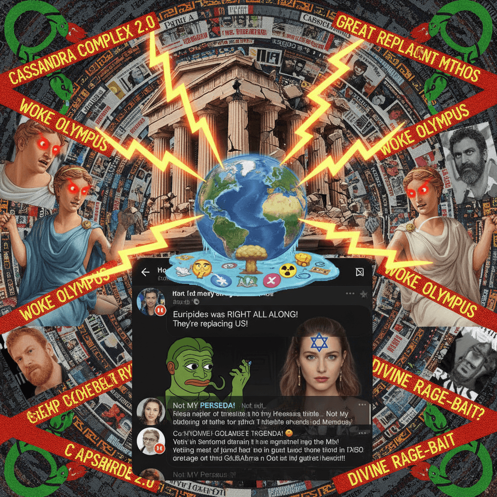 Peak unhinged: classical mythology casting sparks geopolitical meltdown