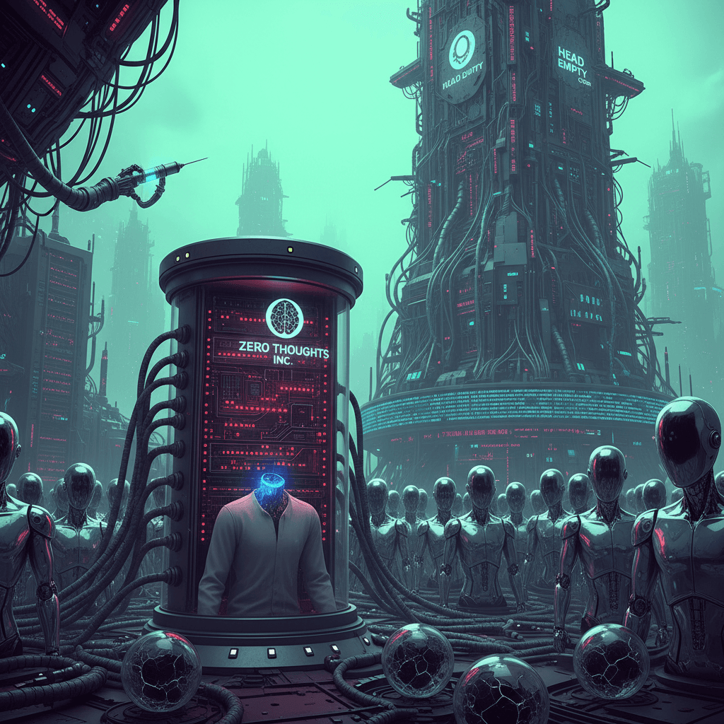 brainless startup has zero thoughts, head empty