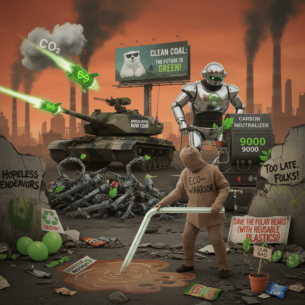 soggy straw activism vs actual apocalypse energy