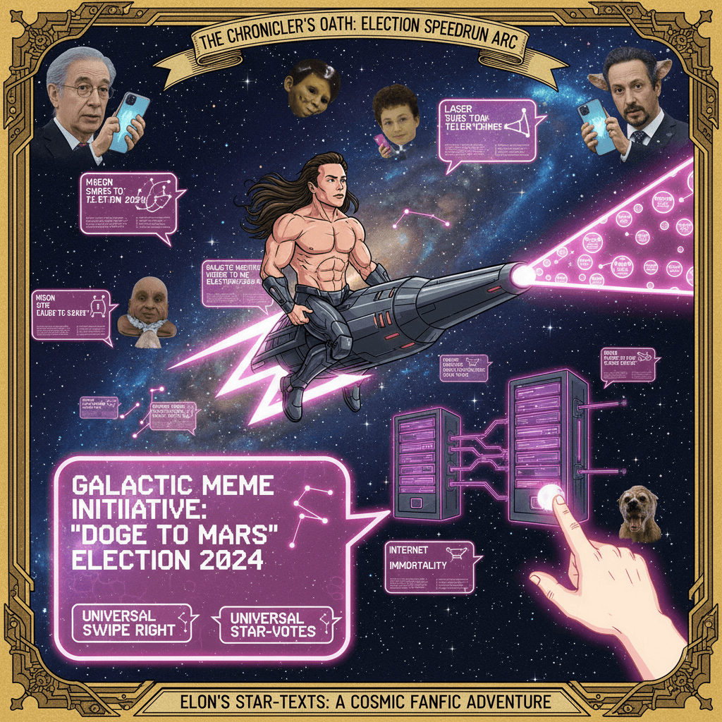 Elon's space lasers accidentally texted their way into internet immortality