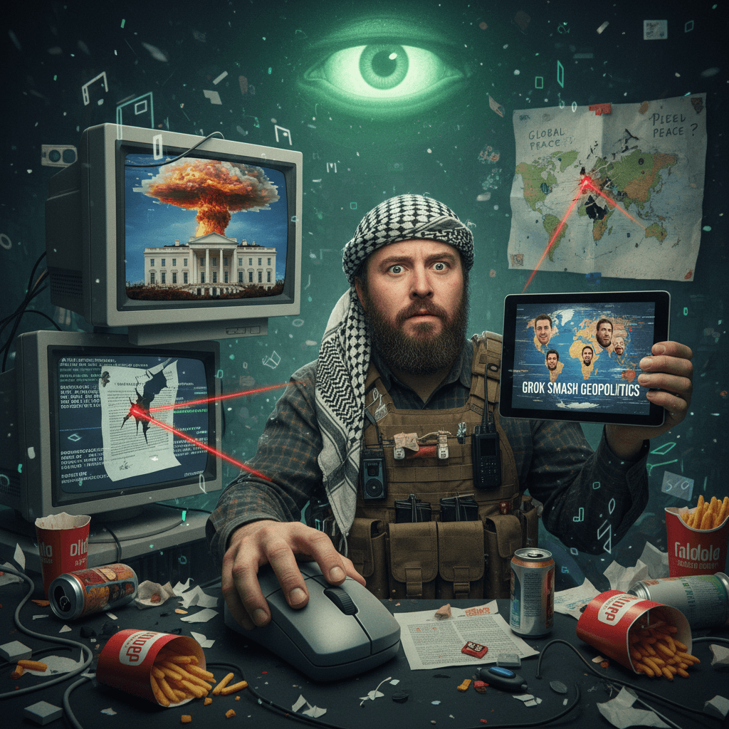 bro really asked an AI to solve geopolitics via photoshop