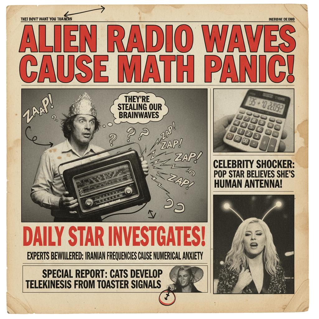 Iran's sending vibes through radio, Daily Star fears the numbers