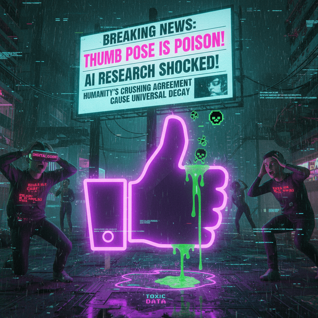 Science discovers thumbs-up is actually toxic, very original take