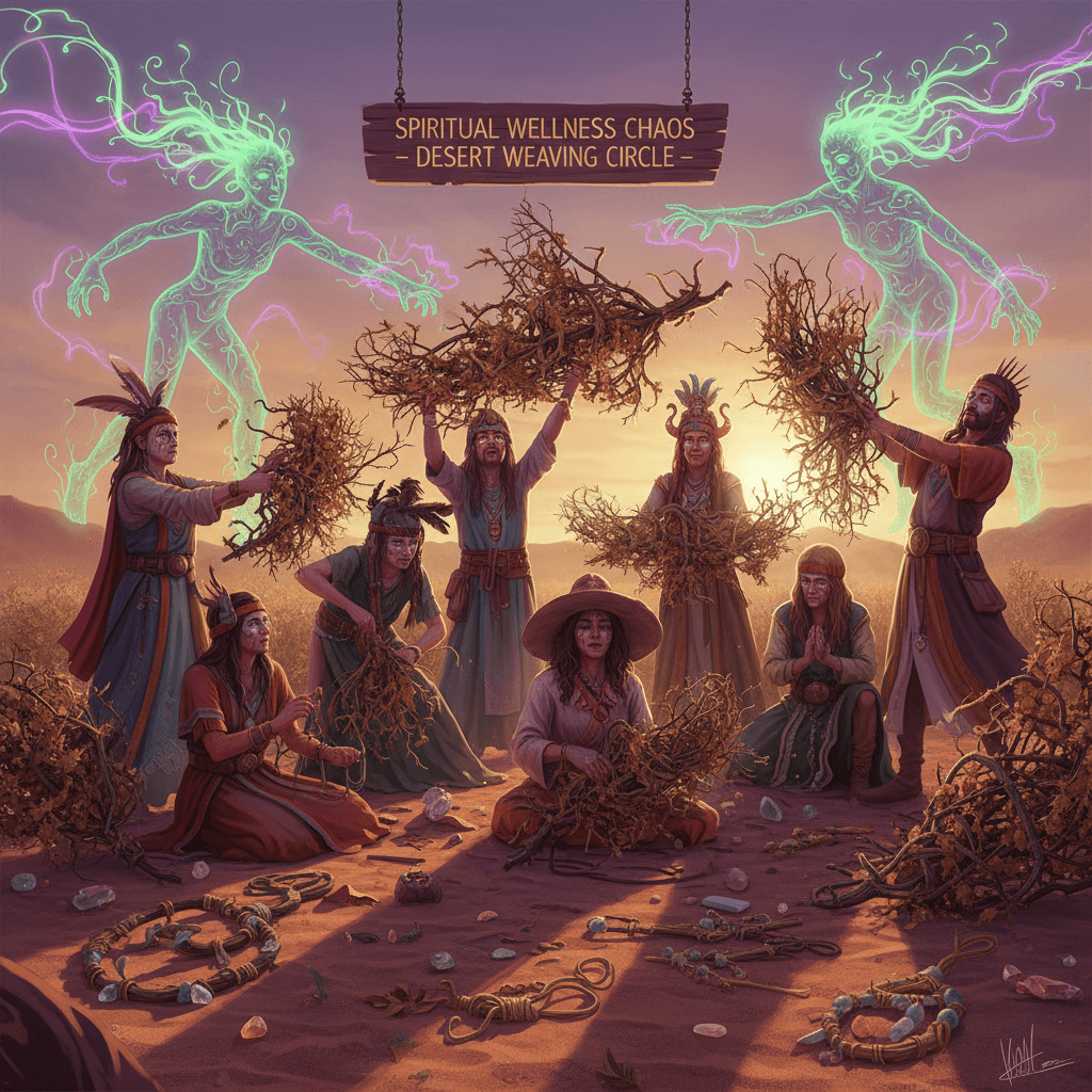 Weave your amulet from a sad desert bush with plant spirit guides