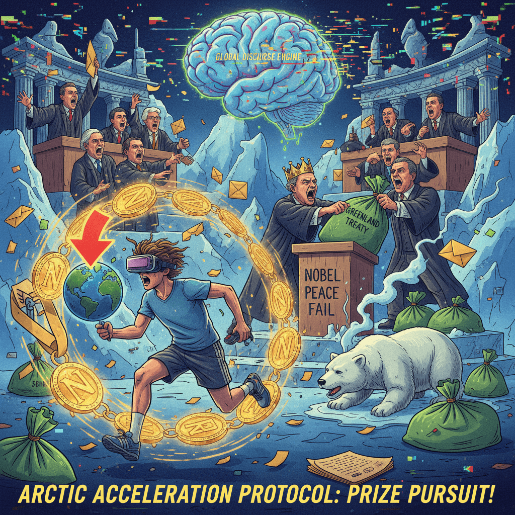 Nobel Prize discourse speedrun with Greenland body bag subplot