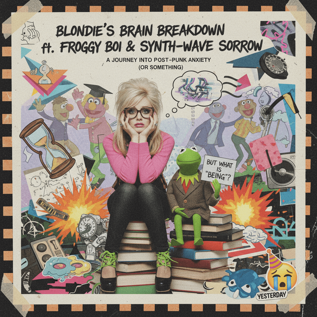 Debbie Harry's existential crisis ft. Kermit and 80s energy