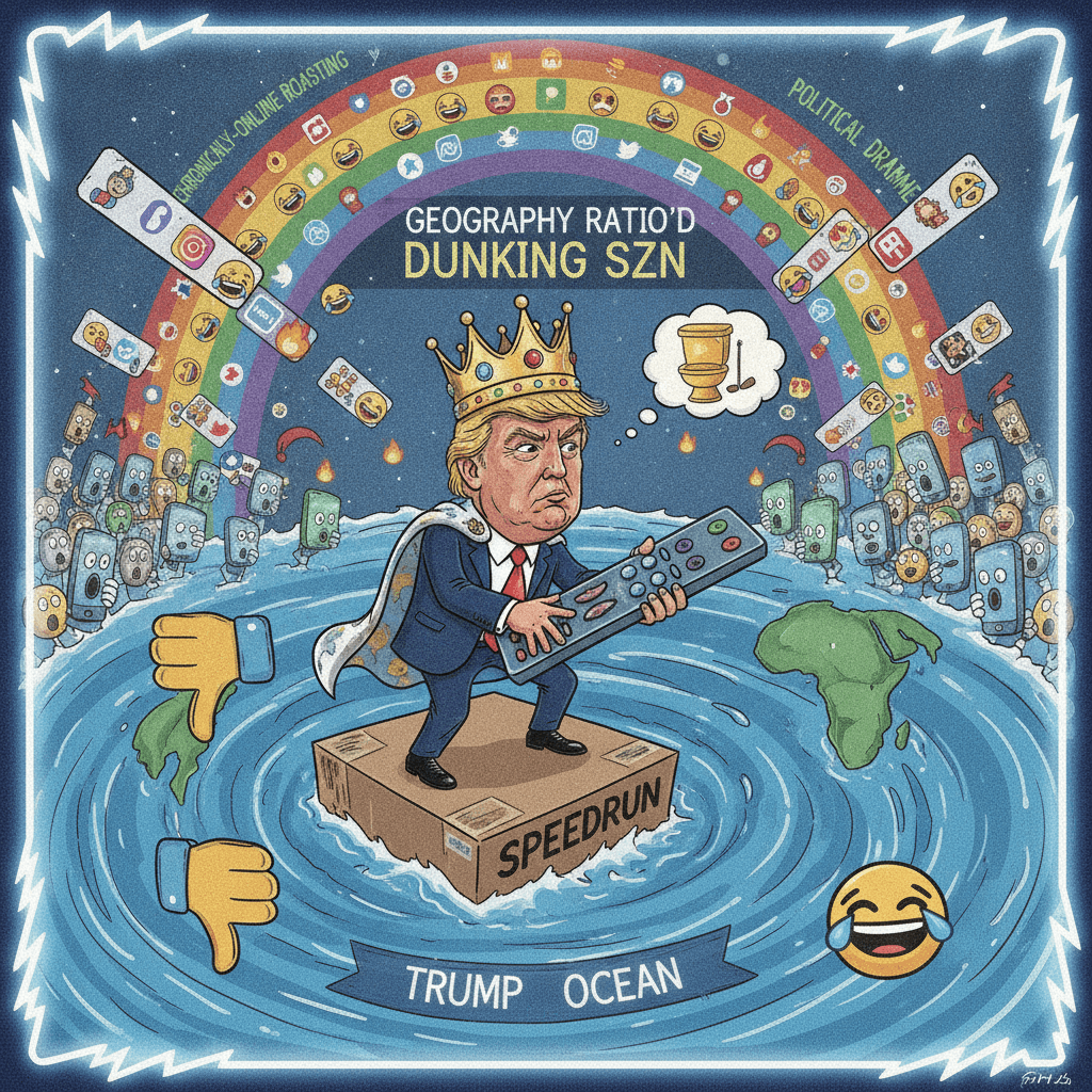Trump ocean rename arc speedrun + geography ratio'd