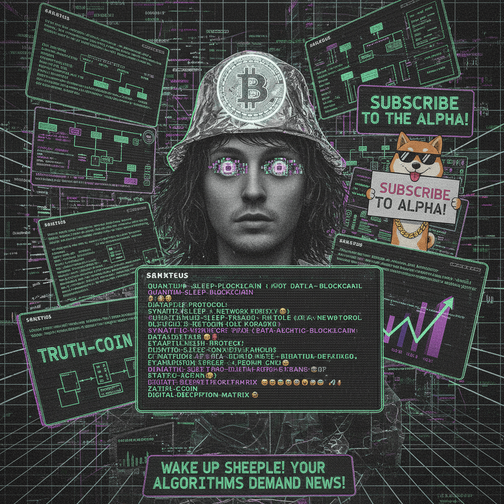 sleep is a lie but this newsletter subscription pitch is peak truth