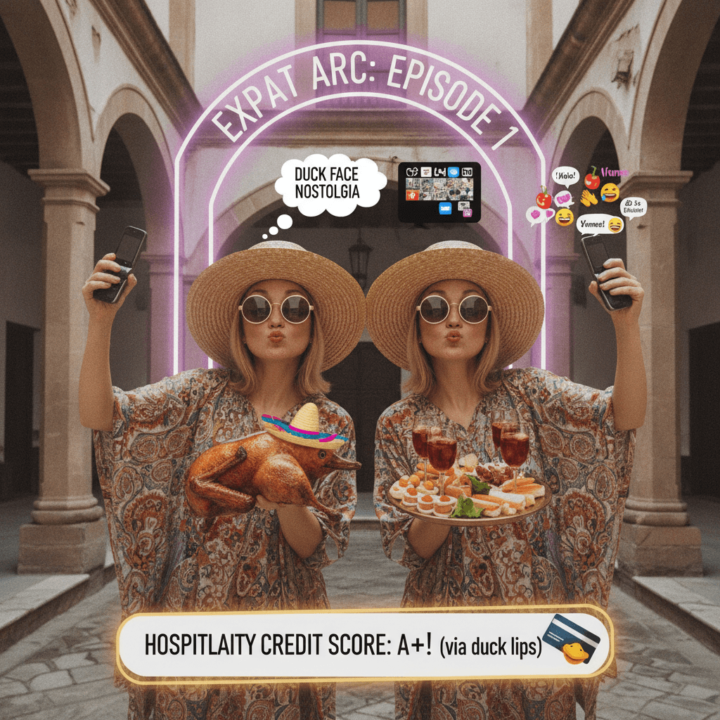 twins seek spanish lessons via duck lips and hospitality cred