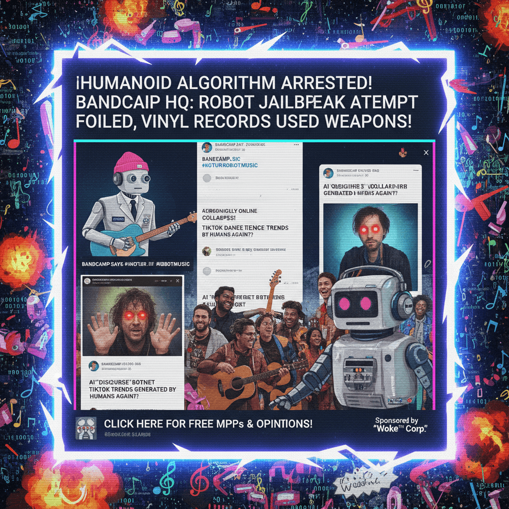Bandcamp saves music from the robots (and the discourse explodes)
