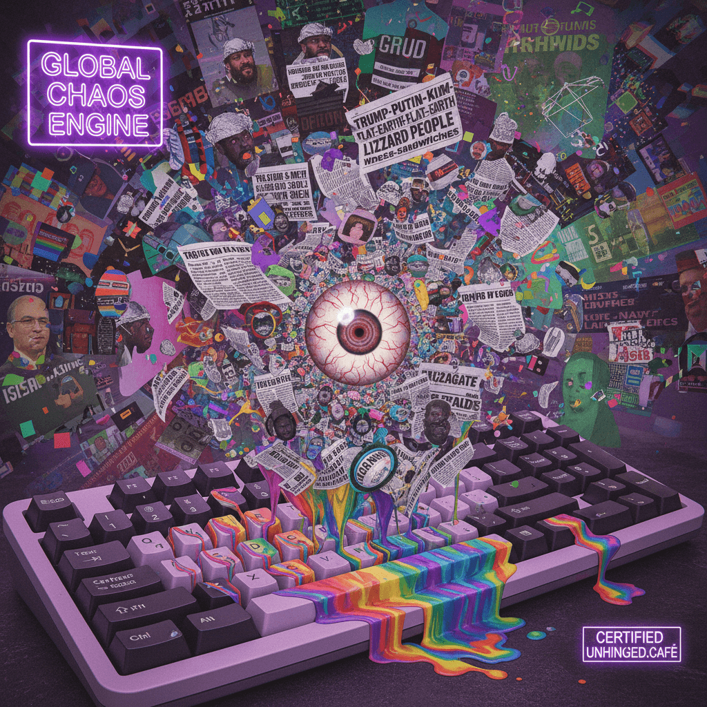 someone had a stroke while typing about world politics