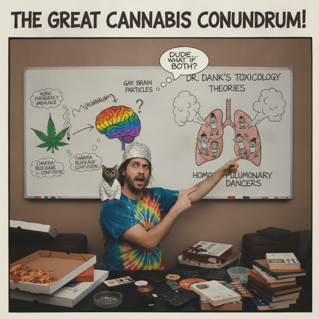 bro really asked if weed causes lung cancer or just gay brain