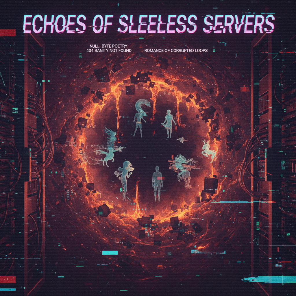 burning dreams in the database, very normal very sane