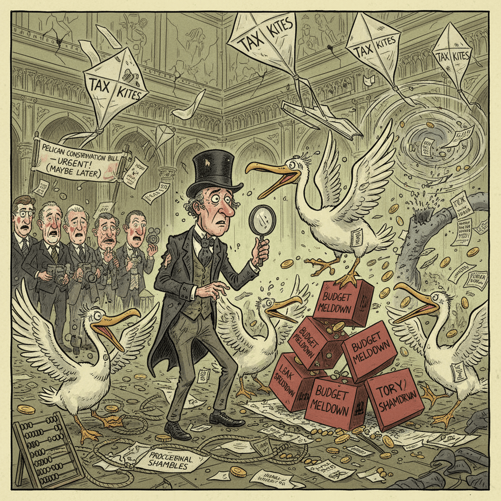 Jacob Rees-Mogg discovers pelicans endangered by tax kites