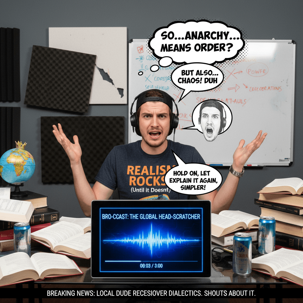 guy learns IR theory, immediately contradicts himself for 3 minutes straight