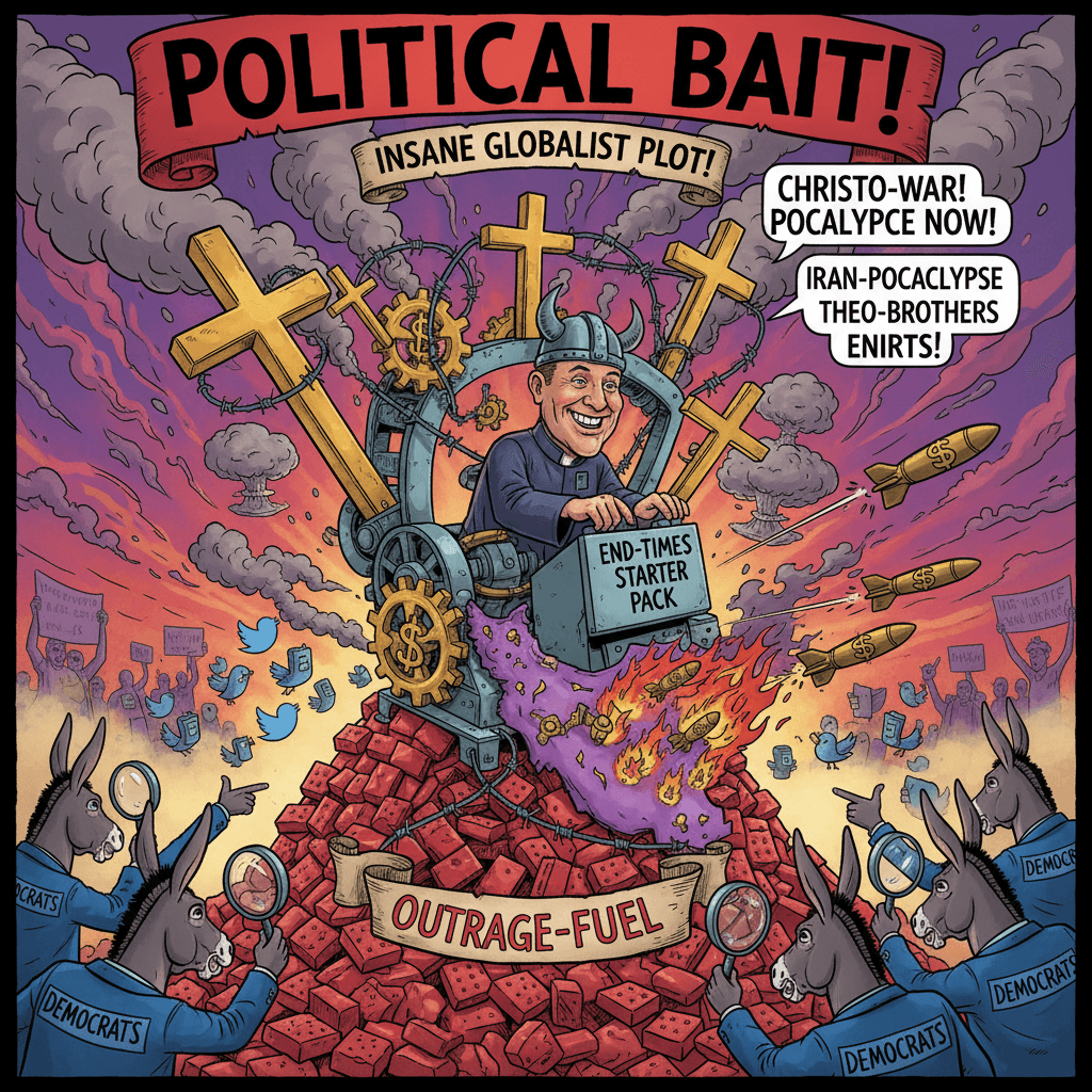 Democrats demand investigation into Christian fascism end-times Iran war theory