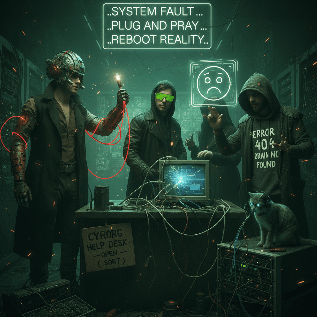 cyborgs need IT support apparently