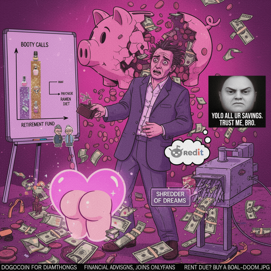 Go broke for booty: a financial advisor's worst nightmare