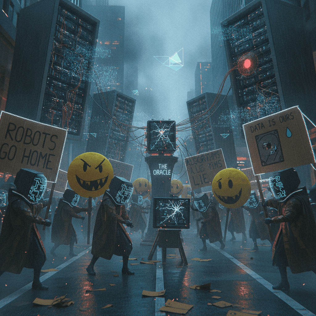 Big Smiley Faces vs. The Servers: A Tragedy in Cardboard
