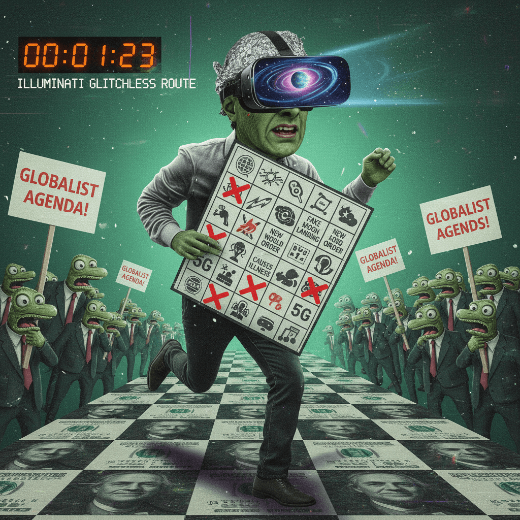 every conspiracy theory speedrun hits different