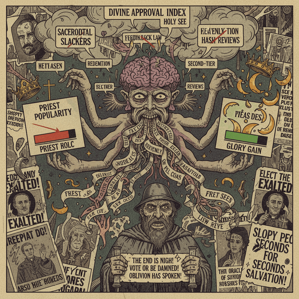 broken brain word vomit about priest ratings and sloppy seconds glory