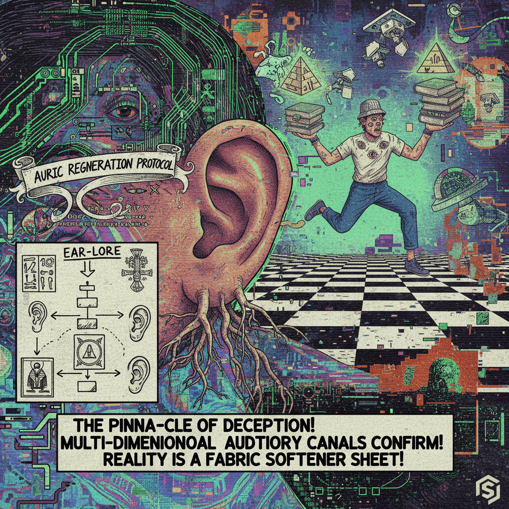 guy's ear grows back, we live in a simulation