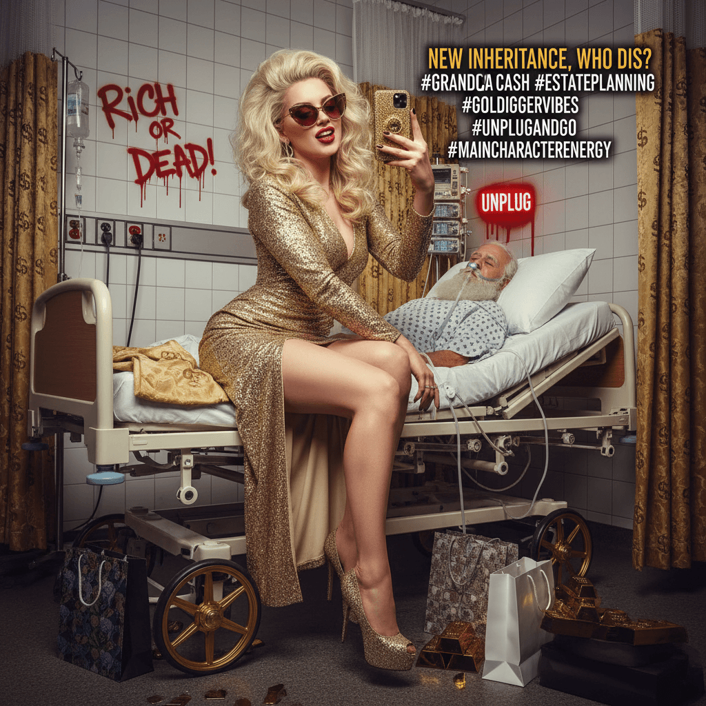 girl gets on will, immediately considers unplugging grandpa for clout