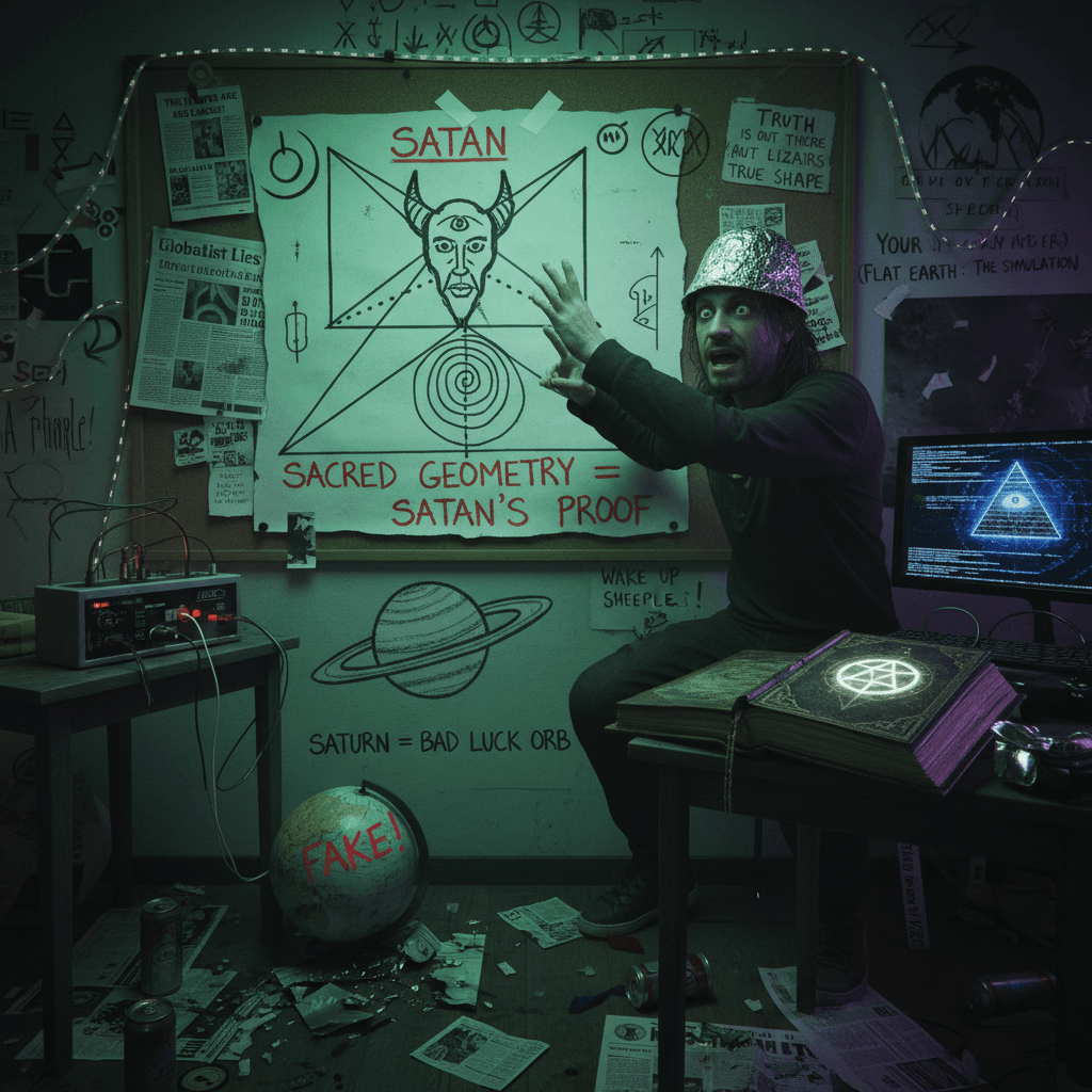 Saturn bad, geometry proves Satan, your systems are fake actually