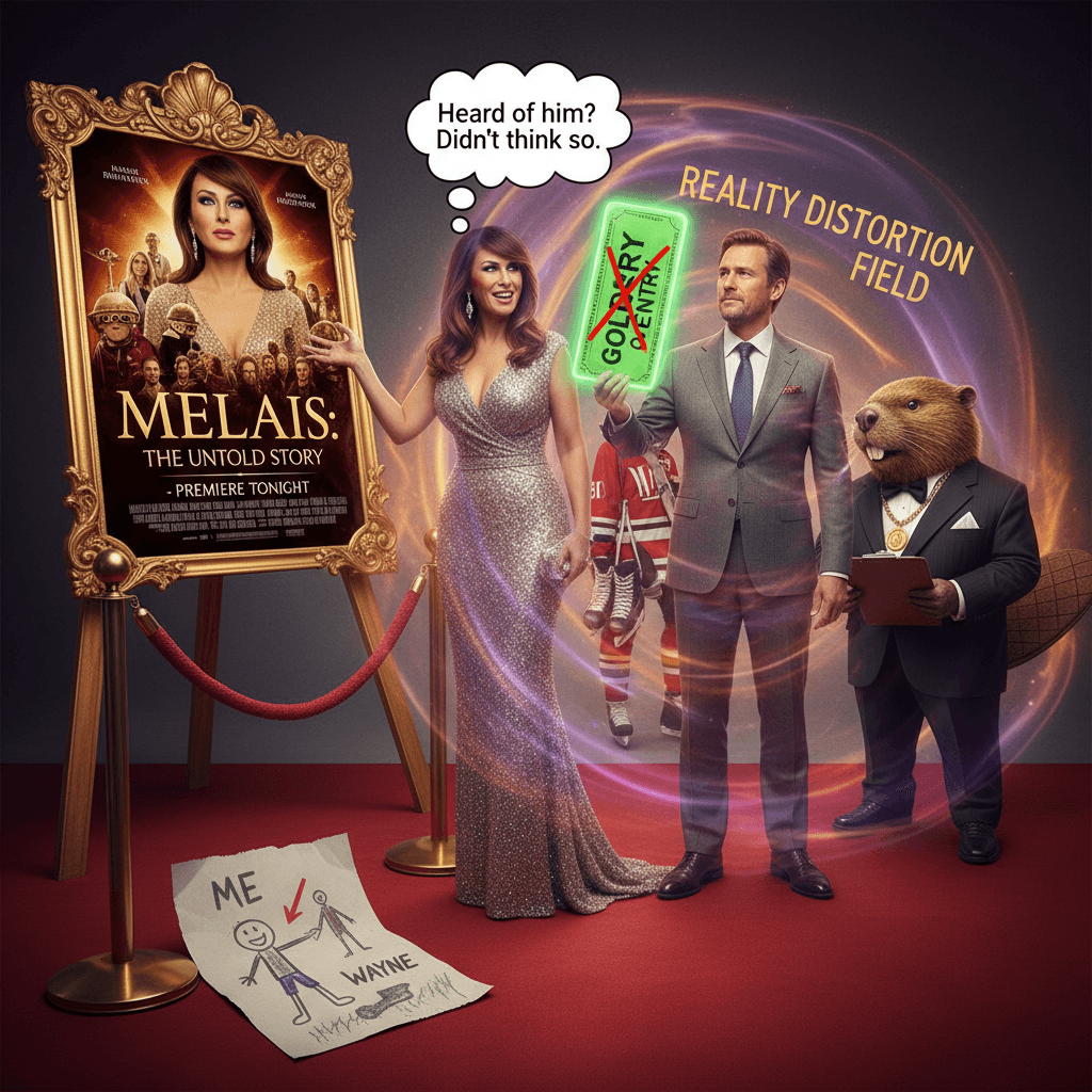 Melania movie premiere so exclusive even Wayne Gretzky can't get in