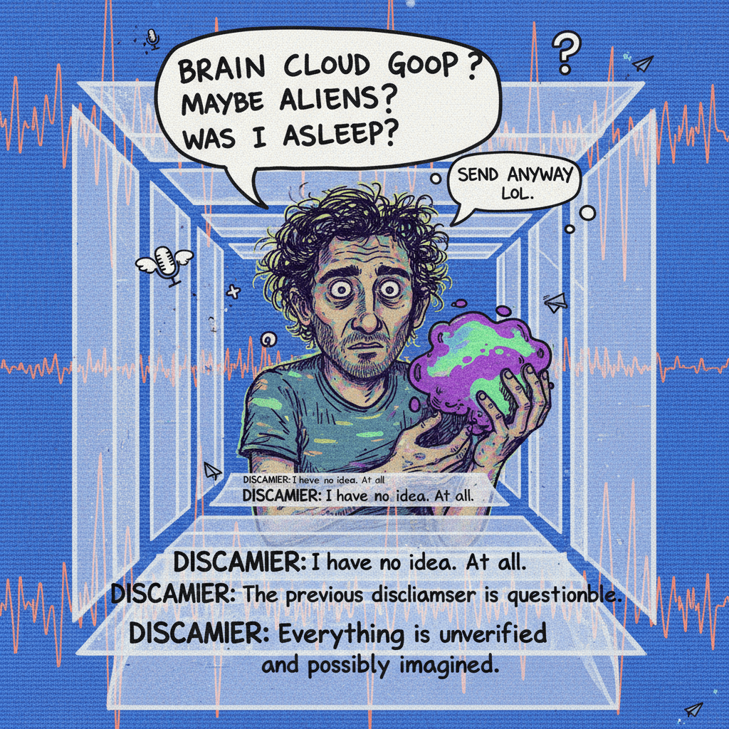 guy really said 'idk where this came from' and sent it anyway