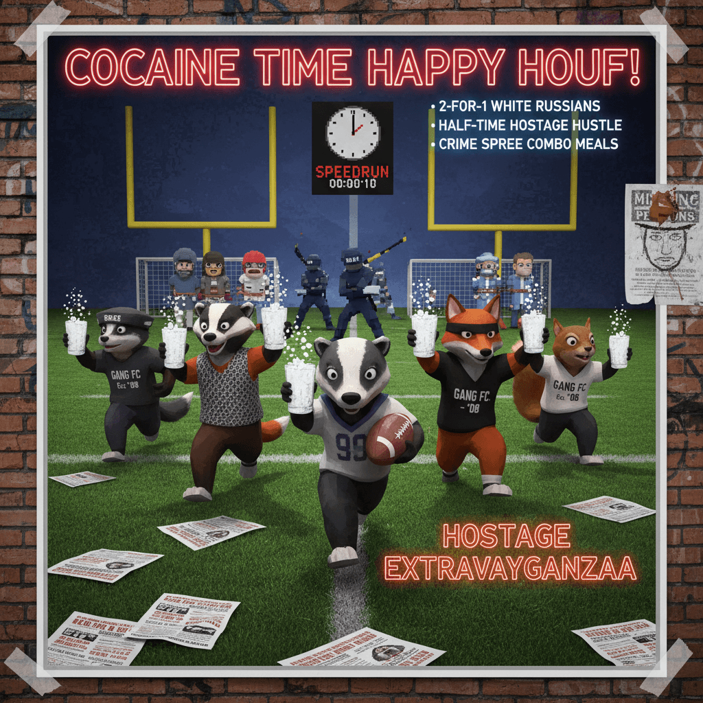 gang runs cocaine happy hour during hostage negotiation gone wrong